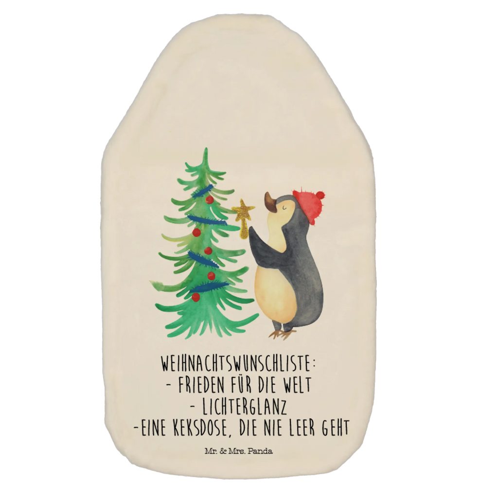 Wärmflasche Pinguin Weihnachtsbaum Wärmekissen, Kinderwärmflasche, Körnerkissen, Wärmflaschenbezug, Wärmflasche mit Bezug, Wärmflasche, Bettflasche, Kleine Wärmflasche, Winter, Weihnachten, Weihnachtsdeko, Nikolaus, Advent, Heiligabend, Wintermotiv, Pinguin