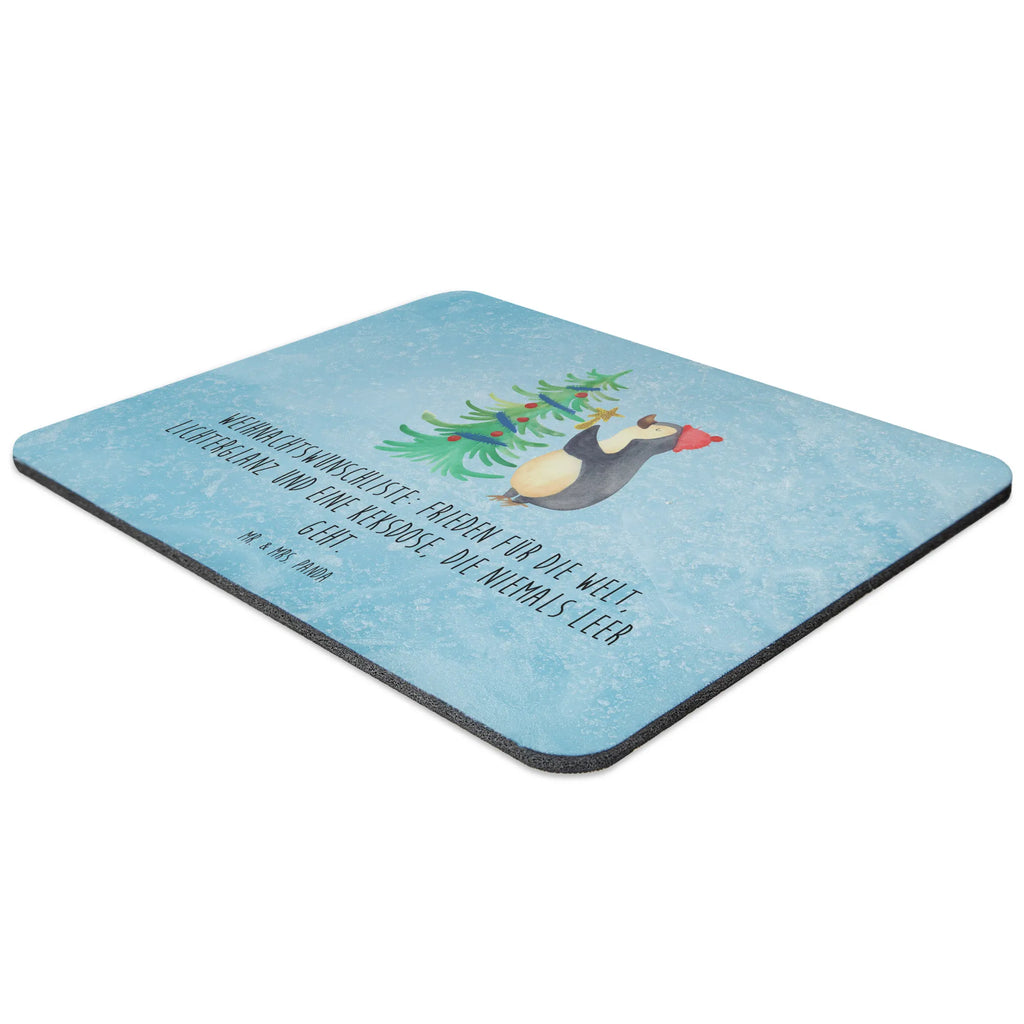 Mauspad Pinguin Weihnachtsbaum Mousepad, Computer zubehör, Büroausstattung, PC Zubehör, Arbeitszimmer, Mauspad, Einzigartiges Mauspad, Designer Mauspad, Mausunterlage, Mauspad Büro, Winter, Weihnachten, Weihnachtsdeko, Nikolaus, Advent, Heiligabend, Wintermotiv, Pinguin