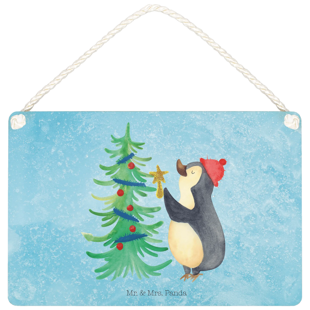 Deko Schild Pinguin Weihnachtsbaum Dekoschild, Deko Schild, Schild, Tür Schild, Türschild, Holzschild, Wandschild, Wanddeko, Winter, Weihnachten, Weihnachtsdeko, Nikolaus, Advent, Heiligabend, Wintermotiv, Pinguin