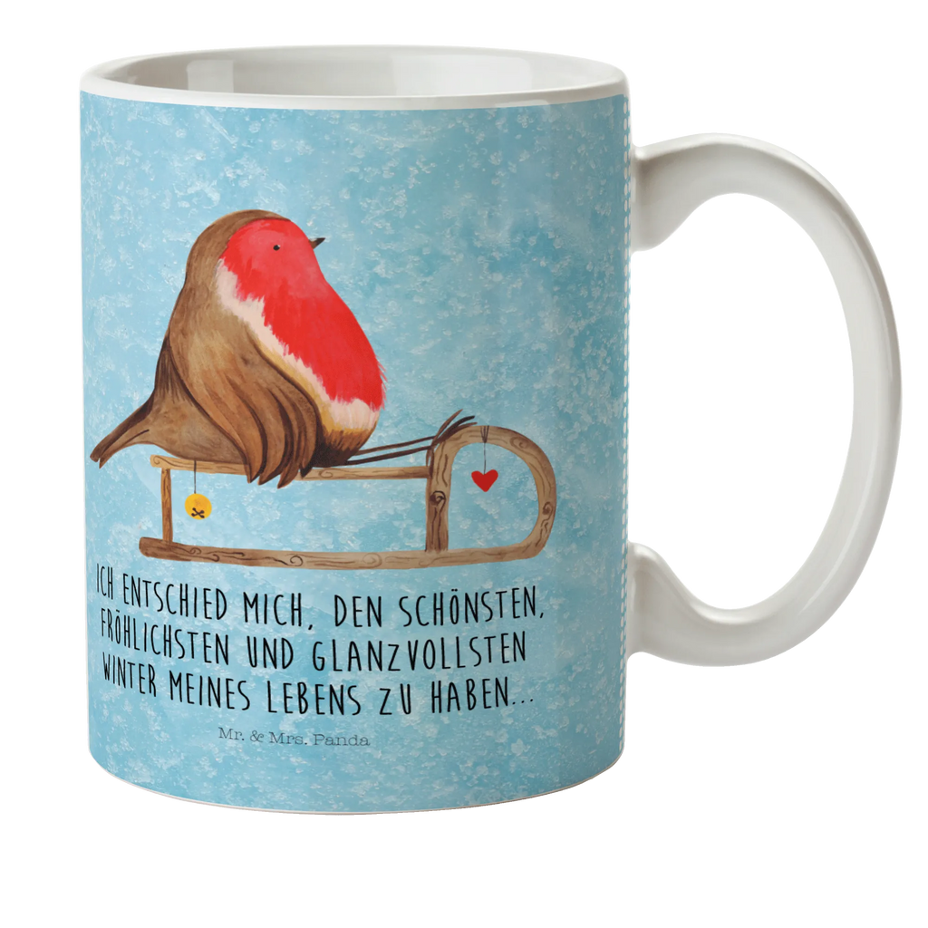 Kindertasse Rotkehlchen Schlitten Kindertasse, Kinder Tasse, Kunststoff Tasse, Kindergarten Tasse, Trinkbecher, Camping Becher, Kaffeetasse, Kunststoffbecher, Kindergartenbecher, Outdoorgeschirr, Kunststoffgeschirr, Reisebecher, Reisetasse, Kinderbecher, Bruchfeste Tasse, Bruchsichere Tasse, Plastik Tasse, Plastiktasse, Winter, Weihnachten, Weihnachtsdeko, Nikolaus, Advent, Heiligabend, Wintermotiv, Schlitten, Vogel