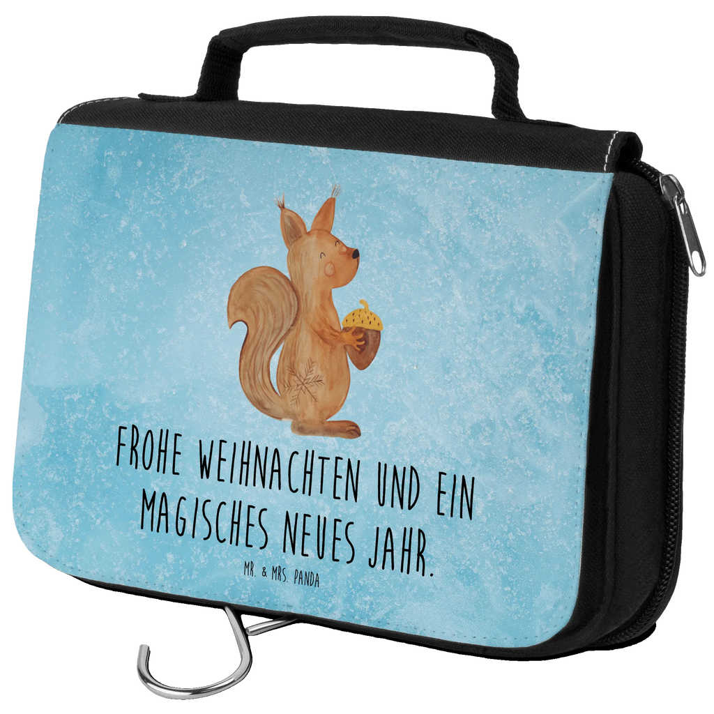 Kulturbeutel Eichhörnchen Weihnachtszeit Kulturbeutel, Zum Aufhängen, Waschtasche, Kosmetiktasche, Damen, Herren, Aufbewahrungstasche, Schminktasche, Kosmetikbeutel, Organizer, Kulturtasche, Schminkutensil, Winter, Weihnachten, Weihnachtsdeko, Nikolaus, Advent, Heiligabend, Wintermotiv, Frohe Weihnachten, Frohes neues Jahr, Guten Rutsch, Weihnachtsmotiv, Weihnachtsgruß, Neujahr, Vogel