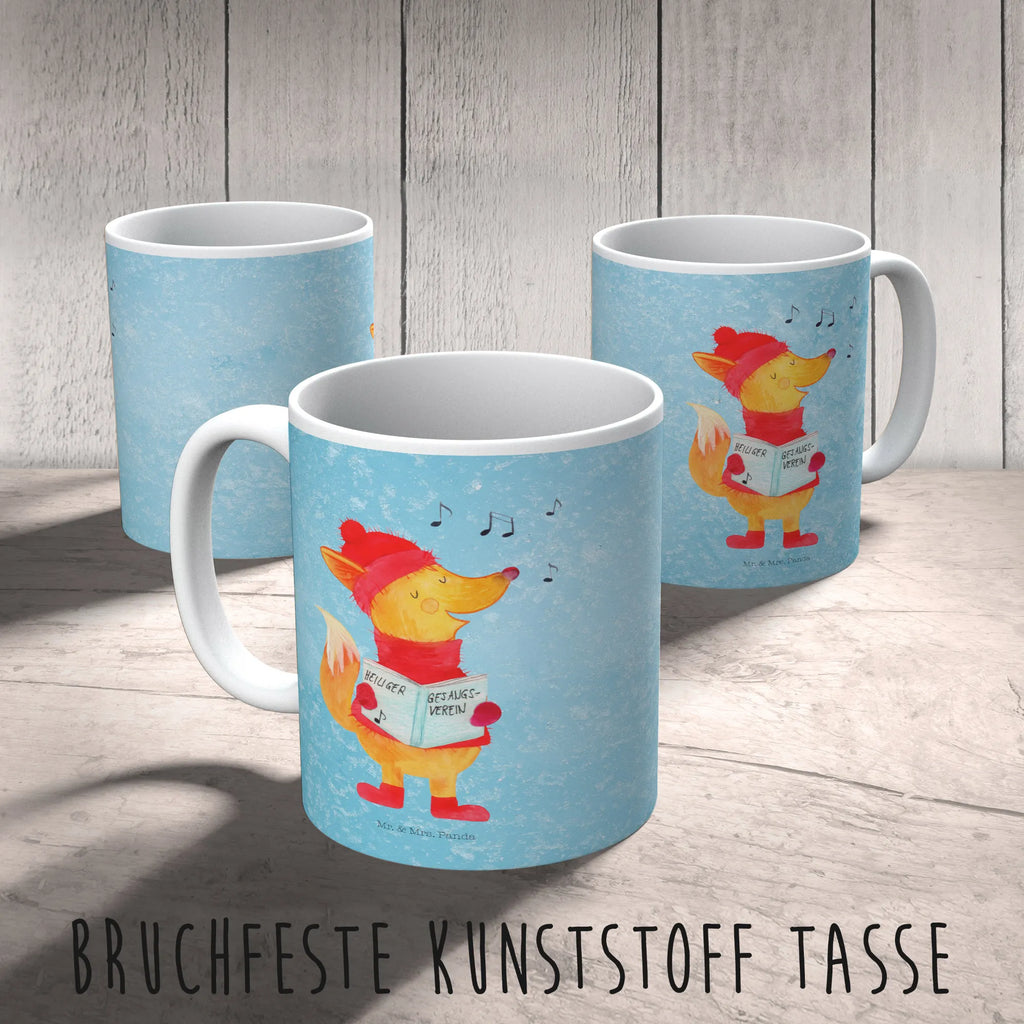 Kindertasse Fuchs Sänger Kindertasse, Kinder Tasse, Kunststoff Tasse, Kindergarten Tasse, Trinkbecher, Camping Becher, Kaffeetasse, Kunststoffbecher, Kindergartenbecher, Outdoorgeschirr, Kunststoffgeschirr, Reisebecher, Reisetasse, Kinderbecher, Bruchfeste Tasse, Bruchsichere Tasse, Plastik Tasse, Plastiktasse, Winter, Weihnachten, Weihnachtsdeko, Nikolaus, Advent, Heiligabend, Wintermotiv, Fuchs, Füchse, Sänger, Geschenk Sänger, Singen, Weihnachtslieder