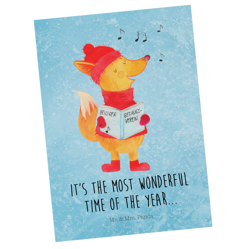 Postkarte Fuchs Sänger Postkarte, Karte, Geschenkkarte, Grußkarte, Einladung, Ansichtskarte, Geburtstagskarte, Einladungskarte, Dankeskarte, Ansichtskarten, Einladung Geburtstag, Einladungskarten Geburtstag, Winter, Weihnachten, Weihnachtsdeko, Nikolaus, Advent, Heiligabend, Wintermotiv, Fuchs, Füchse, Sänger, Geschenk Sänger, Singen, Weihnachtslieder