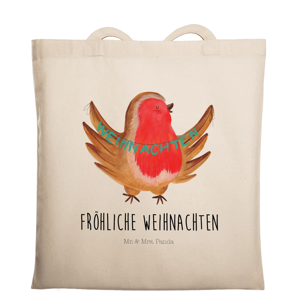 Tragetasche Rotkehlchen Weihnachten Beuteltasche, Beutel, Einkaufstasche, Jutebeutel, Stoffbeutel, Tasche, Shopper, Umhängetasche, Strandtasche, Schultertasche, Stofftasche, Tragetasche, Badetasche, Jutetasche, Einkaufstüte, Laptoptasche, Winter, Weihnachten, Weihnachtsdeko, Nikolaus, Advent, Heiligabend, Wintermotiv, Frohe Weihnachten, Weihnachtsmotiv, Weihnachtsgruß, Vogel, xmas