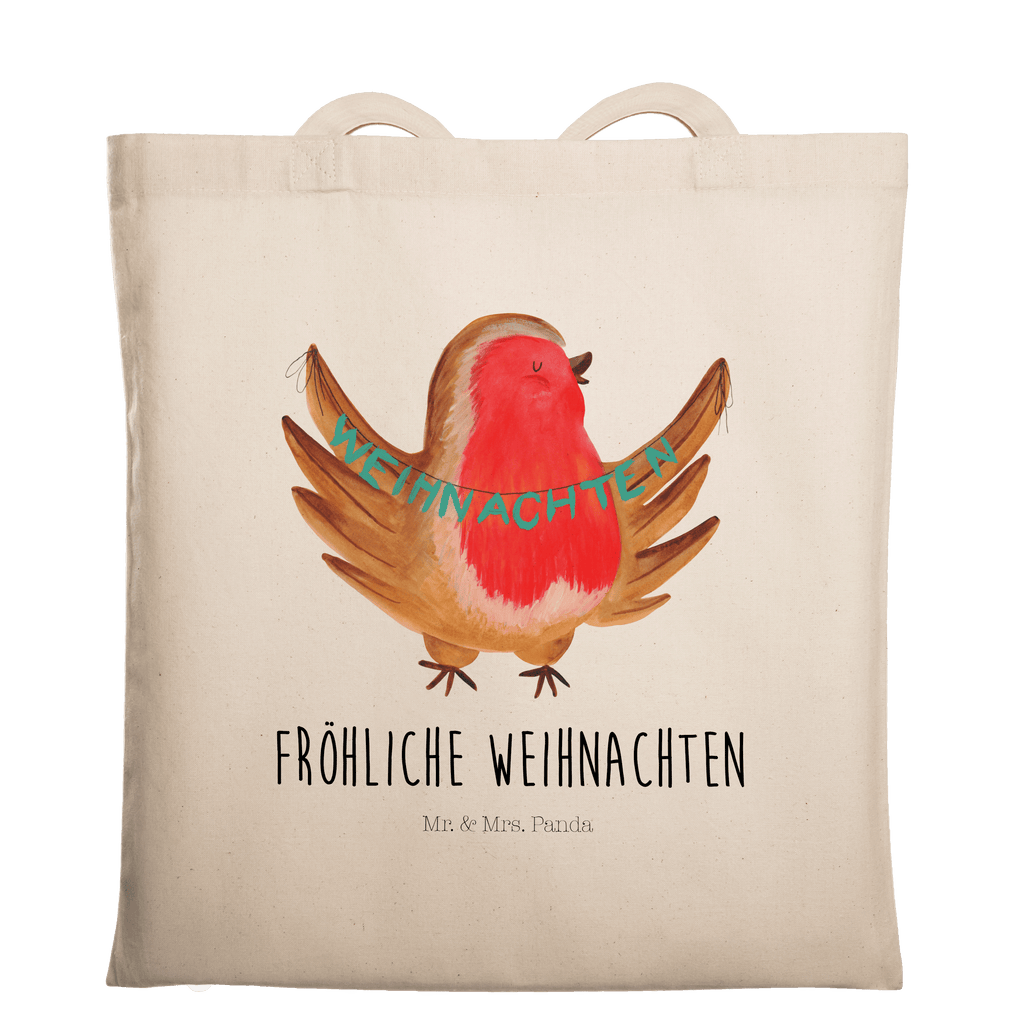 Tragetasche Rotkehlchen Weihnachten Beuteltasche, Beutel, Einkaufstasche, Jutebeutel, Stoffbeutel, Tasche, Shopper, Umhängetasche, Strandtasche, Schultertasche, Stofftasche, Tragetasche, Badetasche, Jutetasche, Einkaufstüte, Laptoptasche, Winter, Weihnachten, Weihnachtsdeko, Nikolaus, Advent, Heiligabend, Wintermotiv, Frohe Weihnachten, Weihnachtsmotiv, Weihnachtsgruß, Vogel, xmas