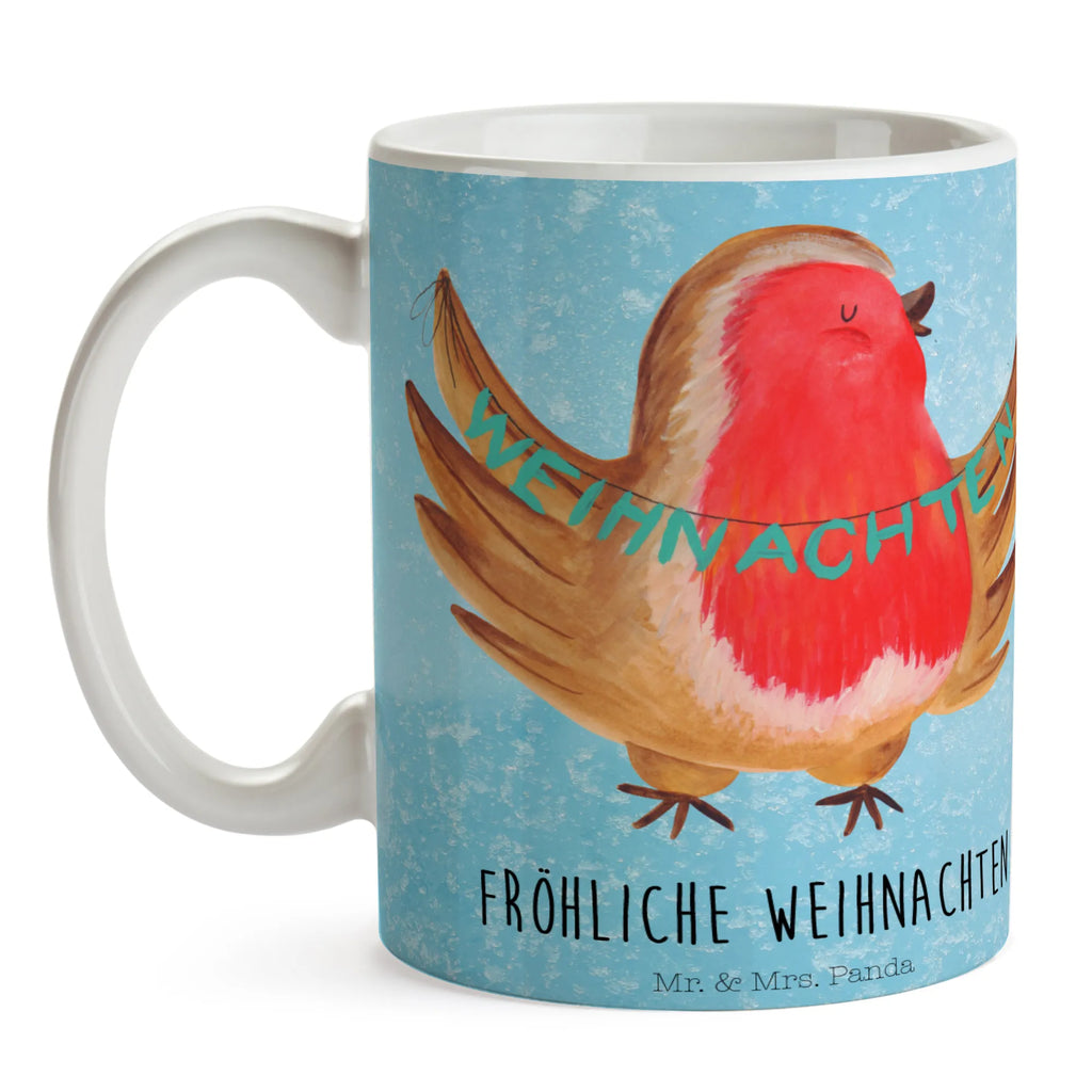 Tasse Rotkehlchen Weihnachten Tasse, Kaffeetasse, Teetasse, Becher, Kaffeebecher, Teebecher, Keramiktasse, Porzellantasse, Büro Tasse, Geschenk Tasse, Tasse Sprüche, Tasse Motive, Kaffeetassen, Tasse bedrucken, Designer Tasse, Cappuccino Tassen, Schöne Teetassen, Winter, Weihnachten, Weihnachtsdeko, Nikolaus, Advent, Heiligabend, Wintermotiv, Frohe Weihnachten, Weihnachtsmotiv, Weihnachtsgruß, Vogel, xmas