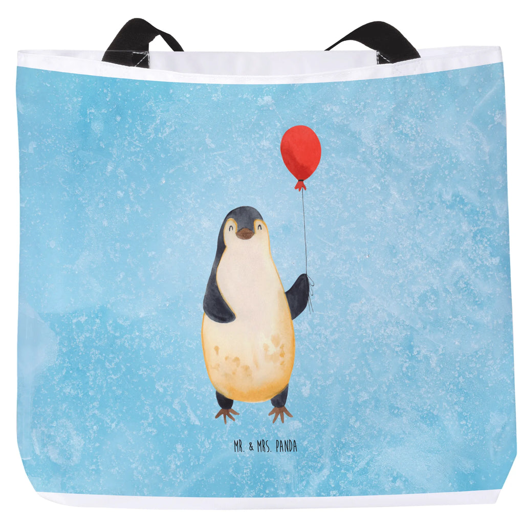 Shopper Pinguin Luftballon Beutel, Einkaufstasche, Tasche, Strandtasche, Einkaufsbeutel, Shopper, Schultasche, Freizeittasche, Tragebeutel, Schulbeutel, Alltagstasche, Pinguin, Pinguine, Luftballon, Tagträume, Lebenslust, Geschenk Freundin, Geschenkidee, beste Freundin, Motivation, Neustart, neues Leben, Liebe, Glück