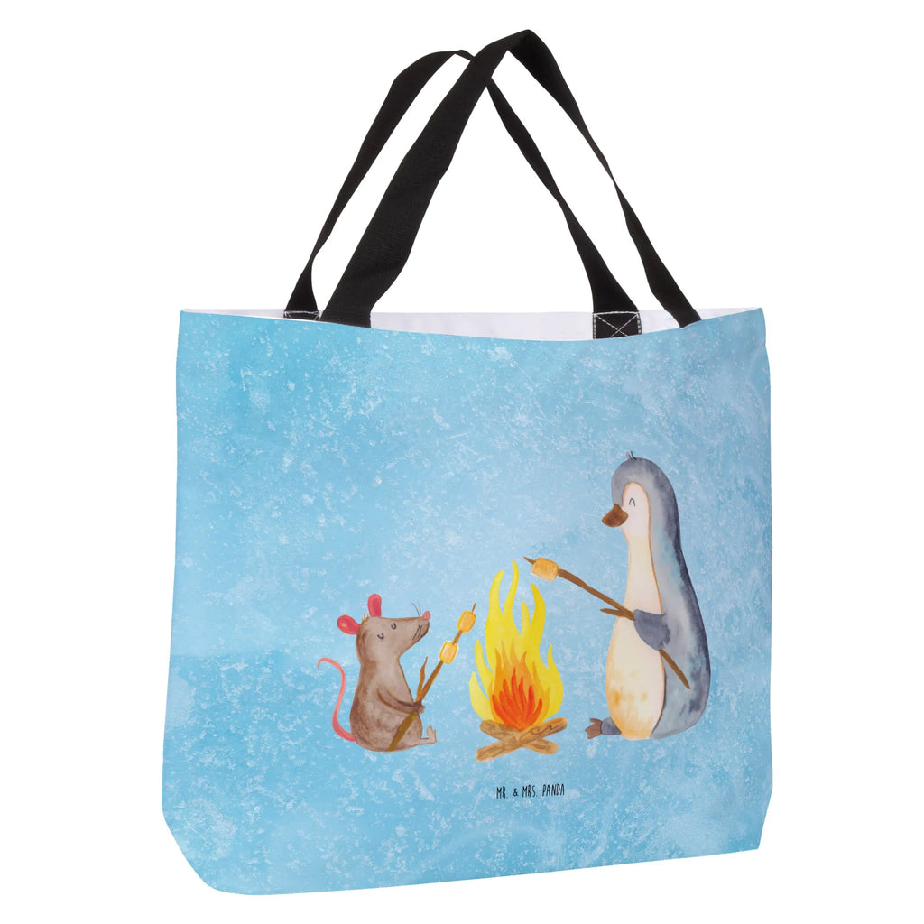 Shopper Pinguin Lagerfeuer Beutel, Einkaufstasche, Tasche, Strandtasche, Einkaufsbeutel, Shopper, Schultasche, Freizeittasche, Tragebeutel, Schulbeutel, Alltagstasche, Pinguin, Maus, Pinguine, Lagerfeuer, Leben, Arbeit, Job, Motivation, Büro, Büroalltag, Lebensspruch, Lebensmotivation, Neustart, Liebe, grillen, Feuer, Marshmallows