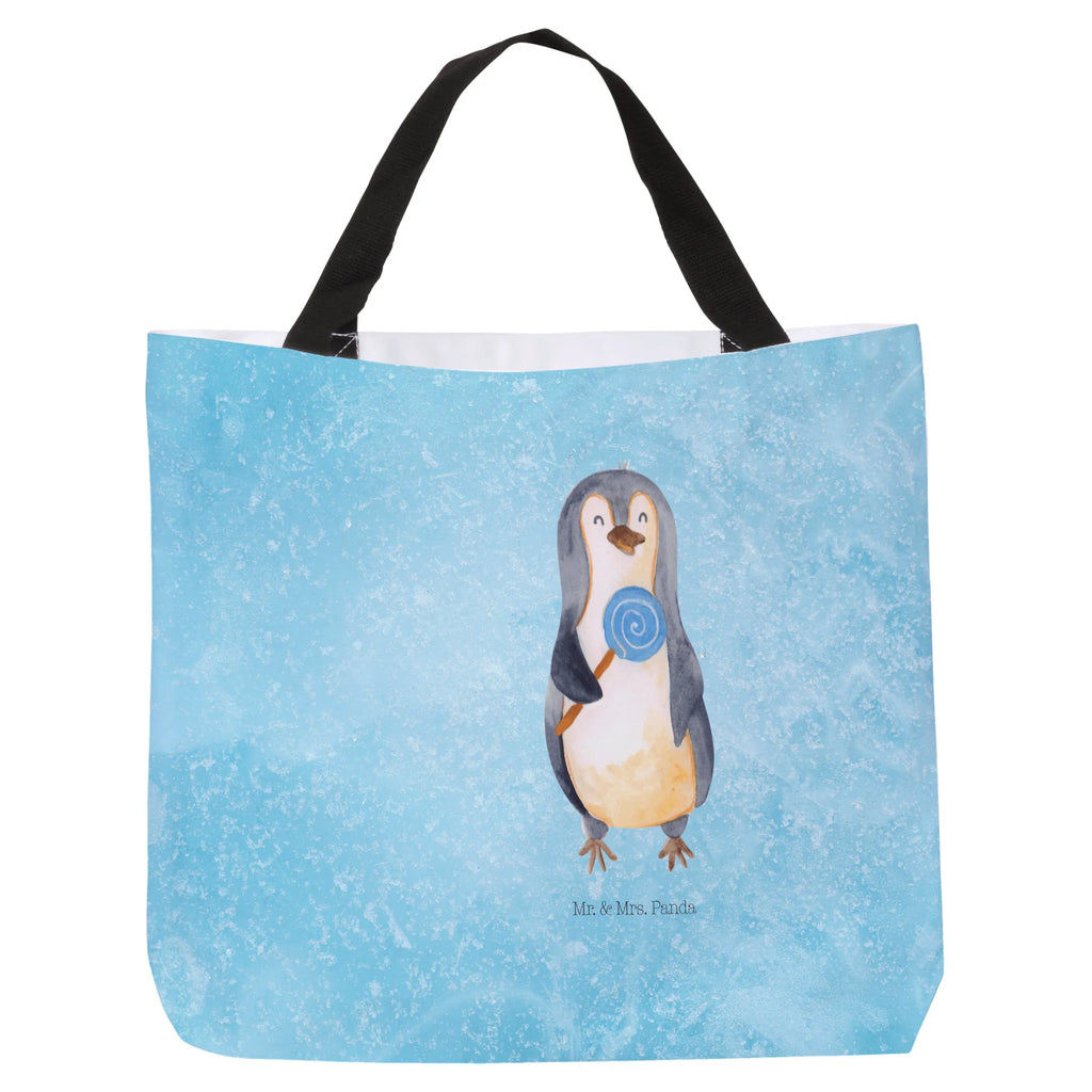 Shopper Pinguin Lolli Beutel, Einkaufstasche, Tasche, Strandtasche, Einkaufsbeutel, Shopper, Schultasche, Freizeittasche, Tragebeutel, Schulbeutel, Alltagstasche, Pinguin, Pinguine, Lolli, Süßigkeiten, Blödsinn, Spruch, Rebell, Gauner, Ganove, Rabauke