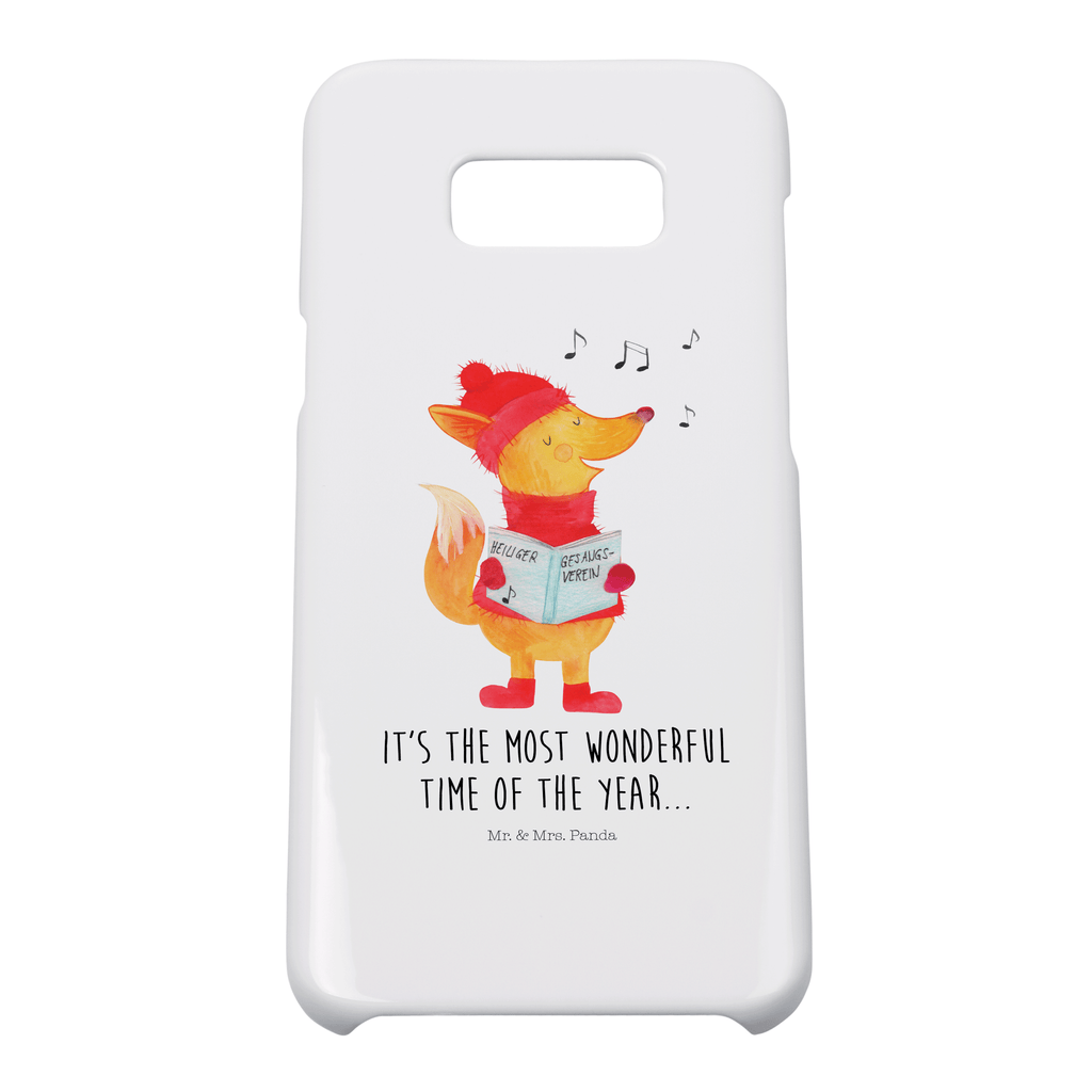 Handyhülle Fuchs Sänger Handyhülle, Handycover, Cover, Handy, Hülle, Iphone 10, Iphone X, Winter, Weihnachten, Weihnachtsdeko, Nikolaus, Advent, Heiligabend, Wintermotiv, Fuchs, Füchse, Sänger, Geschenk Sänger, Singen, Weihnachtslieder