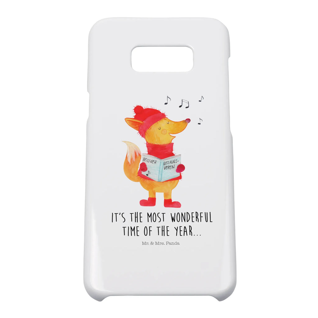 Handyhülle Fuchs Sänger Handyhülle, Handycover, Cover, Handy, Hülle, Iphone 10, Iphone X, Winter, Weihnachten, Weihnachtsdeko, Nikolaus, Advent, Heiligabend, Wintermotiv, Fuchs, Füchse, Sänger, Geschenk Sänger, Singen, Weihnachtslieder