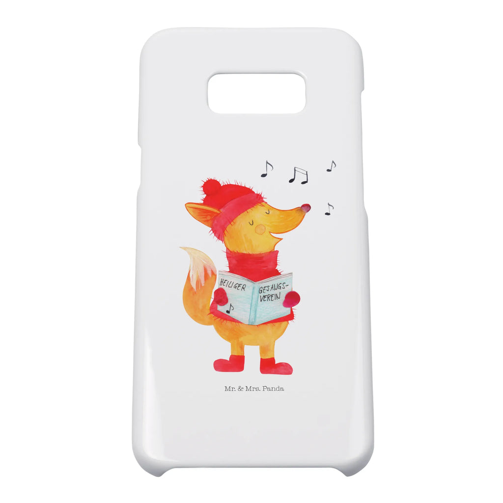 Handyhülle Fuchs Sänger Handyhülle, Handycover, Cover, Handy, Hülle, Iphone 10, Iphone X, Winter, Weihnachten, Weihnachtsdeko, Nikolaus, Advent, Heiligabend, Wintermotiv, Fuchs, Füchse, Sänger, Geschenk Sänger, Singen, Weihnachtslieder