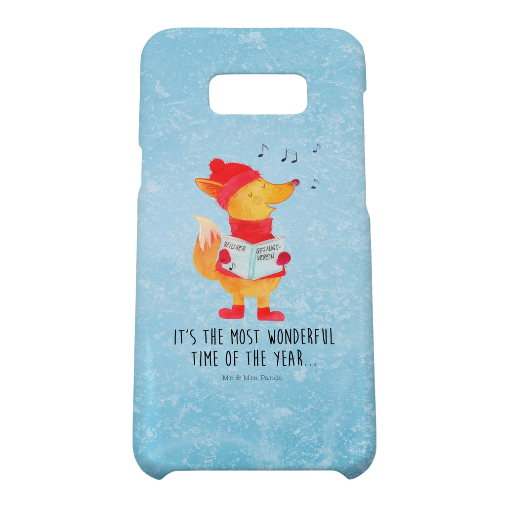 Handyhülle Fuchs Sänger Handyhülle, Handycover, Cover, Handy, Hülle, Iphone 10, Iphone X, Winter, Weihnachten, Weihnachtsdeko, Nikolaus, Advent, Heiligabend, Wintermotiv, Fuchs, Füchse, Sänger, Geschenk Sänger, Singen, Weihnachtslieder