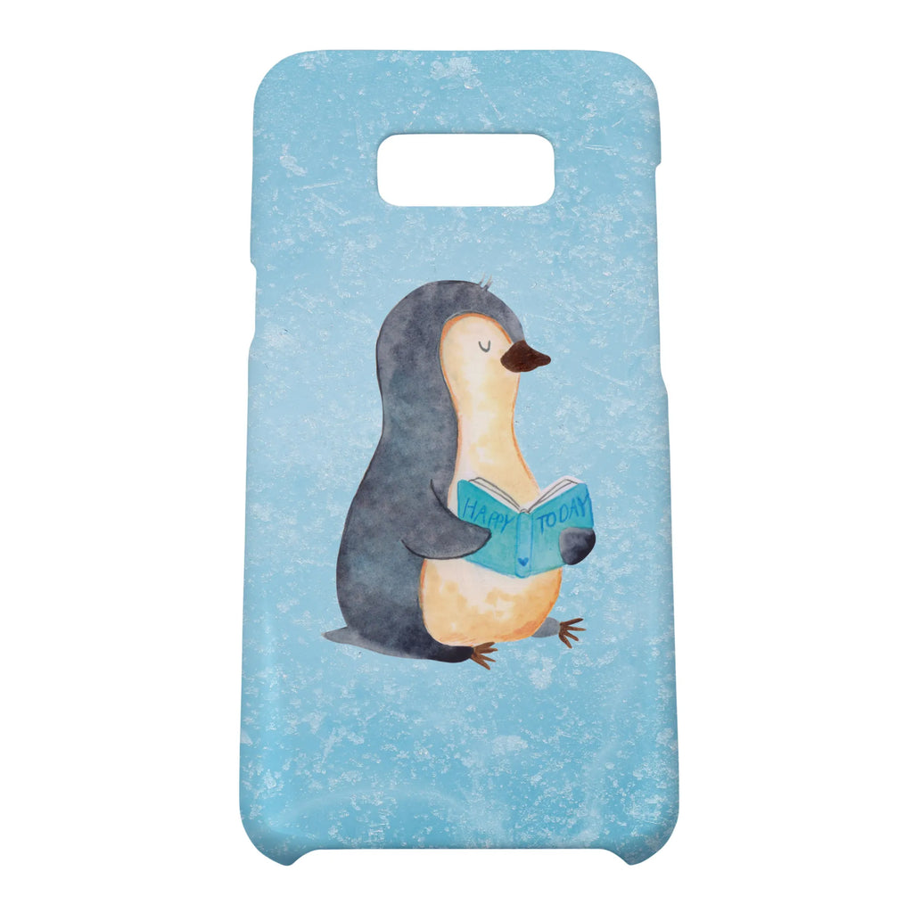 Handyhülle Pinguin Buch Handyhülle, Handycover, Cover, Handy, Hülle, Iphone 10, Iphone X, Pinguin, Pinguine, Buch, Lesen, Bücherwurm, Nichtstun, Faulenzen, Ferien, Urlaub, Freizeit