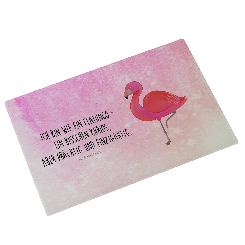 Glasschneidebrett Flamingo Classic Glasschneidebrett, Schneidebrett, Flamingo, Einzigartig, Selbstliebe, Stolz, ich, für mich, Spruch, Freundin, Freundinnen, Außenseiter, Sohn, Tochter, Geschwister