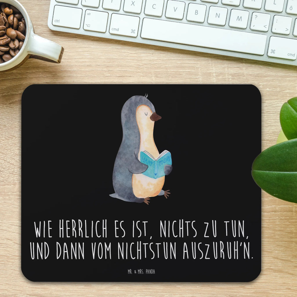 Mauspad Pinguin Buch Mousepad, Computer zubehör, Büroausstattung, PC Zubehör, Arbeitszimmer, Mauspad, Einzigartiges Mauspad, Designer Mauspad, Mausunterlage, Mauspad Büro, Pinguin, Pinguine, Buch, Lesen, Bücherwurm, Nichtstun, Faulenzen, Ferien, Urlaub, Freizeit