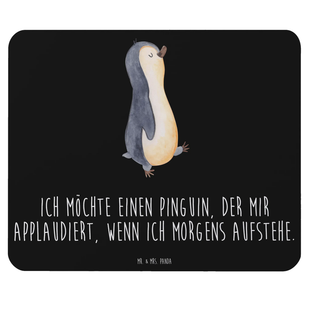 Mauspad Pinguin marschierend Mousepad, Computer zubehör, Büroausstattung, PC Zubehör, Arbeitszimmer, Mauspad, Einzigartiges Mauspad, Designer Mauspad, Mausunterlage, Mauspad Büro, Pinguin, Pinguine, Frühaufsteher, Langschläfer, Bruder, Schwester, Familie