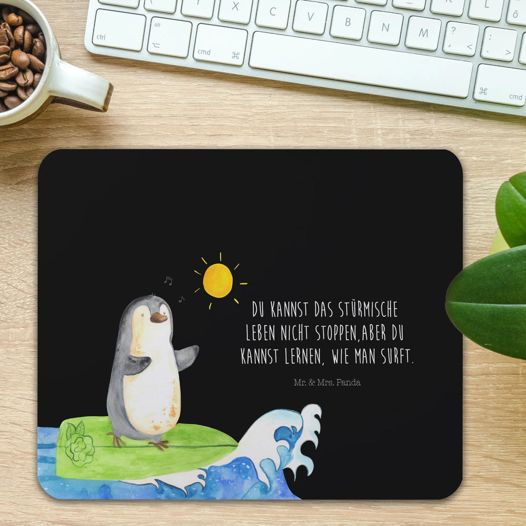 Mauspad Pinguin Surfer Mousepad, Computer zubehör, Büroausstattung, PC Zubehör, Arbeitszimmer, Mauspad, Einzigartiges Mauspad, Designer Mauspad, Mausunterlage, Mauspad Büro, Pinguin, Pinguine, surfen, Surfer, Hawaii, Urlaub, Wellen, Wellen reiten, Portugal