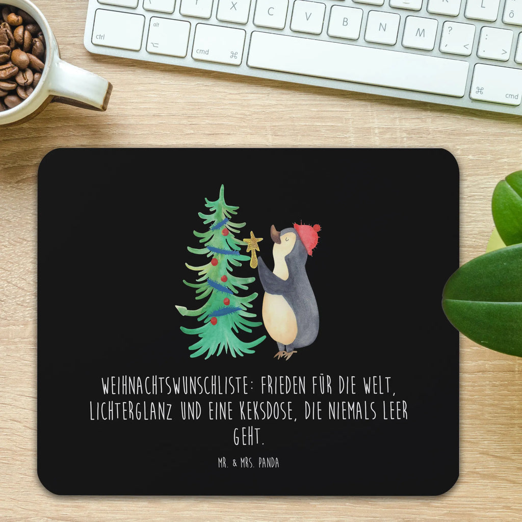 Mauspad Pinguin Weihnachtsbaum Mousepad, Computer zubehör, Büroausstattung, PC Zubehör, Arbeitszimmer, Mauspad, Einzigartiges Mauspad, Designer Mauspad, Mausunterlage, Mauspad Büro, Winter, Weihnachten, Weihnachtsdeko, Nikolaus, Advent, Heiligabend, Wintermotiv, Pinguin