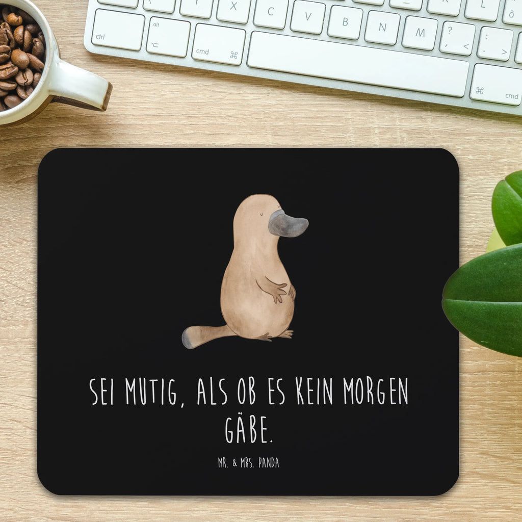 Mauspad Schnabeltier mutig Mousepad, Computer zubehör, Büroausstattung, PC Zubehör, Arbeitszimmer, Mauspad, Einzigartiges Mauspad, Designer Mauspad, Mausunterlage, Mauspad Büro, Meerestiere, Meer, Urlaub, Schnabeltier, Mut, mutig, Lebensweisheit, Schnabeltiere, Motivation, Training, Büro, Arbeit, Neuanfang, Neustart, Weltreise, Raodtrip