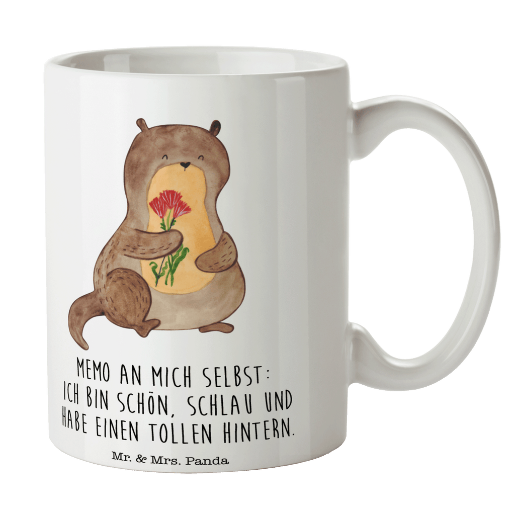 Tasse Otter Blumenstrauß Tasse, Kaffeetasse, Teetasse, Becher, Kaffeebecher, Teebecher, Keramiktasse, Porzellantasse, Büro Tasse, Geschenk Tasse, Tasse Sprüche, Tasse Motive, Kaffeetassen, Tasse bedrucken, Designer Tasse, Cappuccino Tassen, Schöne Teetassen, Otter, Fischotter, Seeotter, Otter Seeotter See Otter