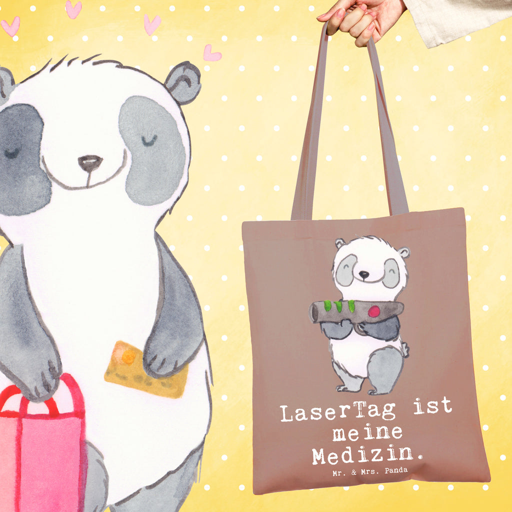 Tragetasche Panda LaserTag Medizin Beuteltasche, Beutel, Einkaufstasche, Jutebeutel, Stoffbeutel, Tasche, Shopper, Umhängetasche, Strandtasche, Schultertasche, Stofftasche, Tragetasche, Badetasche, Jutetasche, Einkaufstüte, Laptoptasche, Geschenk, Sport, Sportart, Hobby, Schenken, Danke, Dankeschön, Auszeichnung, Gewinn, Sportler, Lasertag, Lasergame Zentrum