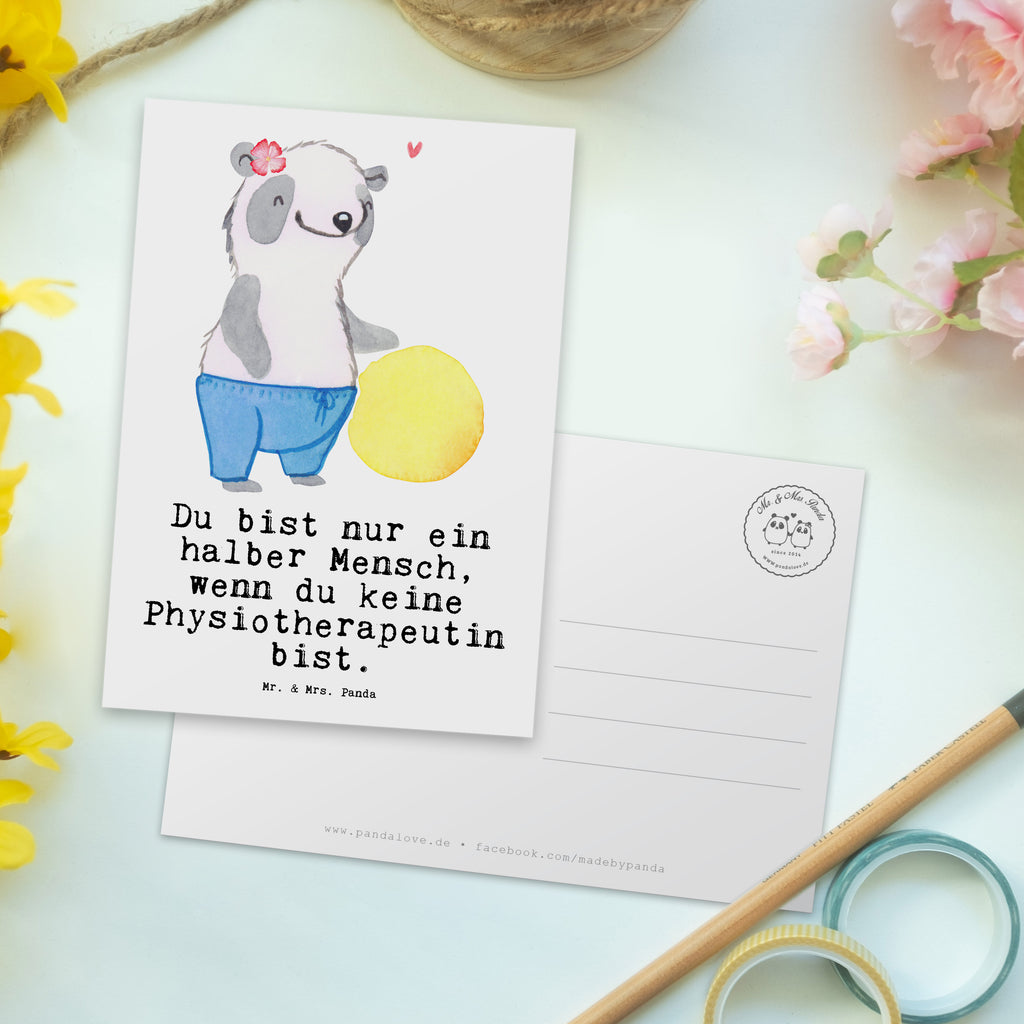 Postkarte Physiotherapeutin mit Herz Postkarte, Karte, Geschenkkarte, Grußkarte, Einladung, Ansichtskarte, Geburtstagskarte, Einladungskarte, Dankeskarte, Ansichtskarten, Einladung Geburtstag, Einladungskarten Geburtstag, Beruf, Ausbildung, Jubiläum, Abschied, Rente, Kollege, Kollegin, Geschenk, Schenken, Arbeitskollege, Mitarbeiter, Firma, Danke, Dankeschön