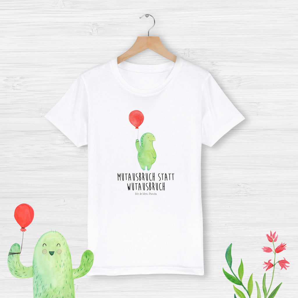 Organic Kinder T-Shirt Schildkröte Luftballon Kinder T-Shirt, Kinder T-Shirt Mädchen, Kinder T-Shirt Jungen, Schildkröte, Schildkröten, Mutausbruch, Motivation, Motivationsspruch