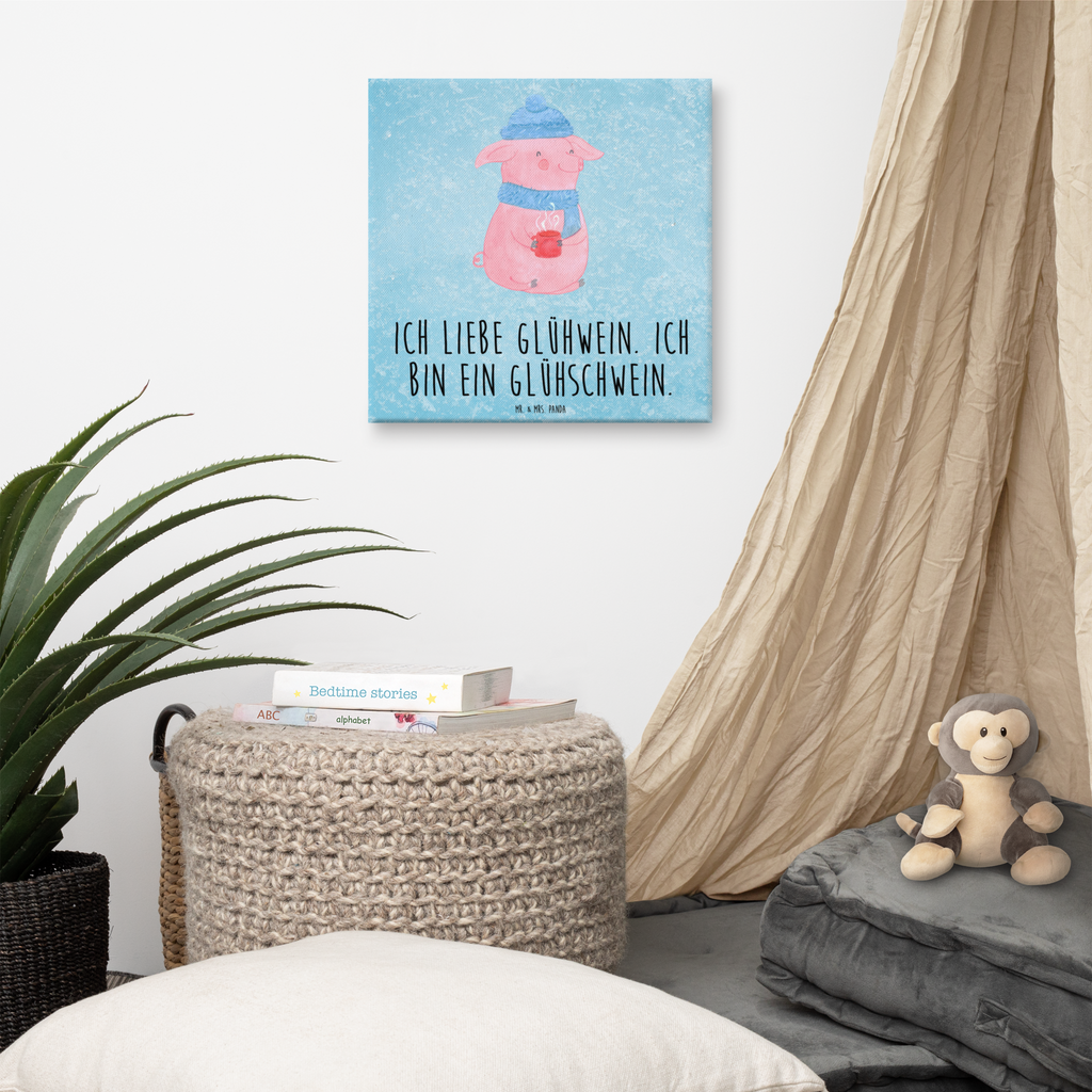 Leinwand Bild Schwein Glühwein Glühschwein, Glühwein, Weihnachtsmarkt, Punsch Leinwand, Bild, Kunstdruck, Wanddeko, Dekoration  Winter, Weihnachten, Weihnachtsdeko, Nikolaus, Advent, Heiligabend, Wintermotiv