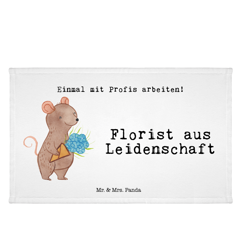 Handtuch Florist aus Leidenschaft Gästetuch, Reisehandtuch, Sport Handtuch, Frottier, Kinder Handtuch, Beruf, Ausbildung, Jubiläum, Abschied, Rente, Kollege, Kollegin, Geschenk, Schenken, Arbeitskollege, Mitarbeiter, Firma, Danke, Dankeschön, Blumenhändler, Florist, Blumenlanden, Blumenprofi