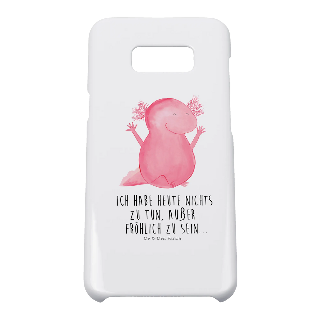 Handyhülle Axolotl Hurra Handyhülle, Handycover, Cover, Handy, Hülle, Iphone 10, Iphone X, Axolotl, Molch, Axolot, Schwanzlurch, Lurch, Lurche, fröhlich, Spaß, Freude, Motivation, Zufriedenheit