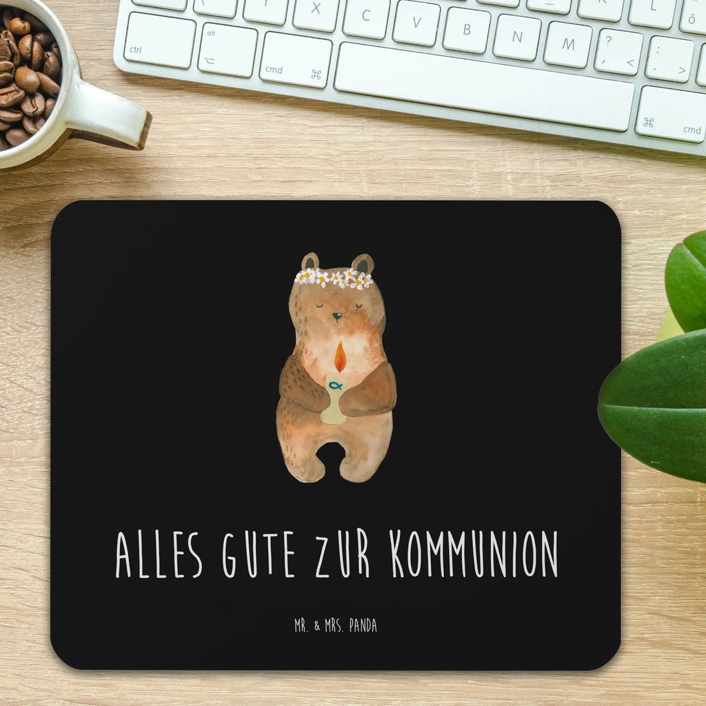 Mauspad Bär Kommunion Mousepad, Computer zubehör, Büroausstattung, PC Zubehör, Arbeitszimmer, Mauspad, Einzigartiges Mauspad, Designer Mauspad, Mausunterlage, Mauspad Büro, Bär, Teddy, Teddybär, Kommunion, Gottes Segen, Taufkerze, katholisch