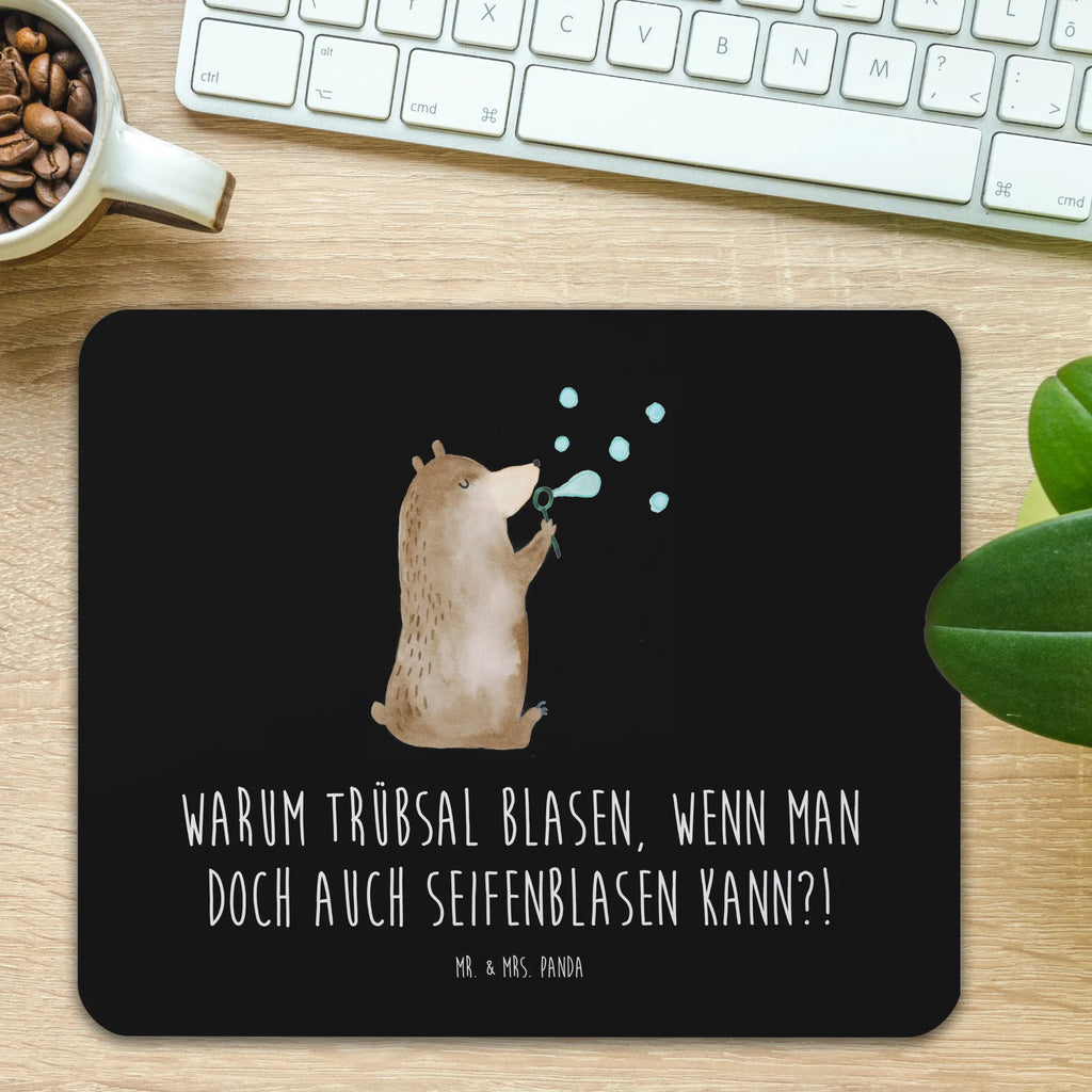 Mauspad Bär Seifenblasen Mousepad, Computer zubehör, Büroausstattung, PC Zubehör, Arbeitszimmer, Mauspad, Einzigartiges Mauspad, Designer Mauspad, Mausunterlage, Mauspad Büro, Bär, Teddy, Teddybär, Seifenblasen Bär Lustig Sein Glücklich Traurig Happy