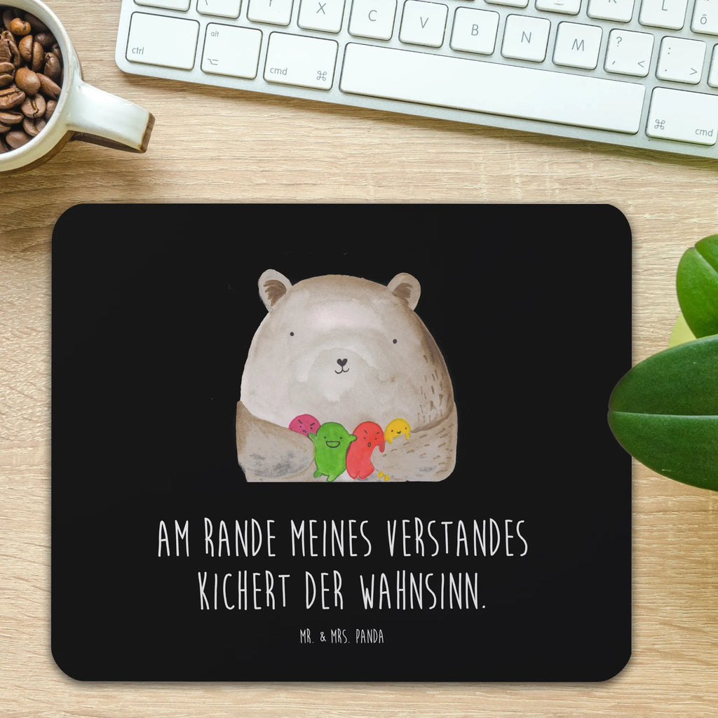 Mauspad Bär Gefühl Mousepad, Computer zubehör, Büroausstattung, PC Zubehör, Arbeitszimmer, Mauspad, Einzigartiges Mauspad, Designer Mauspad, Mausunterlage, Mauspad Büro, Bär, Teddy, Teddybär, Wahnsinn, Verrückt, Durchgedreht