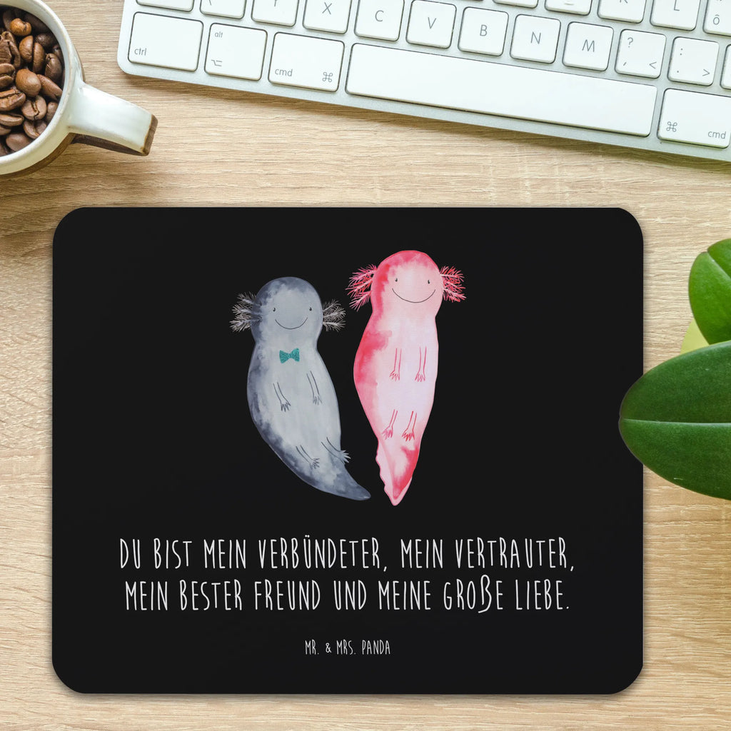 Mauspad Axolotl Axel+Lotte Mousepad, Computer zubehör, Büroausstattung, PC Zubehör, Arbeitszimmer, Mauspad, Einzigartiges Mauspad, Designer Mauspad, Mausunterlage, Mauspad Büro, Axolotl, Molch, Axolot, Schwanzlurch, Lurch, Lurche, Liebe, große Liebe, Liebesbeweis, Freund, Verlobter, Ehemann, Jahrestag, Valentinstag