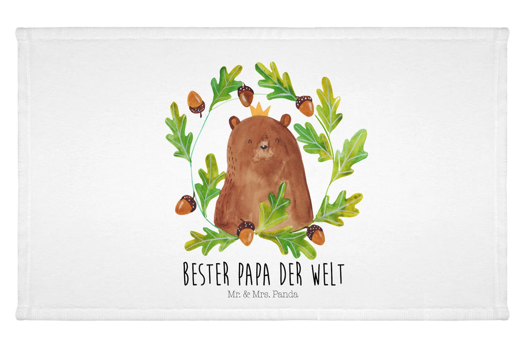 Handtuch Bär König Handtuch, Badehandtuch, Badezimmer, Handtücher, groß, Kinder, Baby, Bär, Teddy, Teddybär, Papa, Papa Bär, bester Vater, bester Papa, weltbester Papa, Vatertag, Vater, Dad, Daddy, Papi