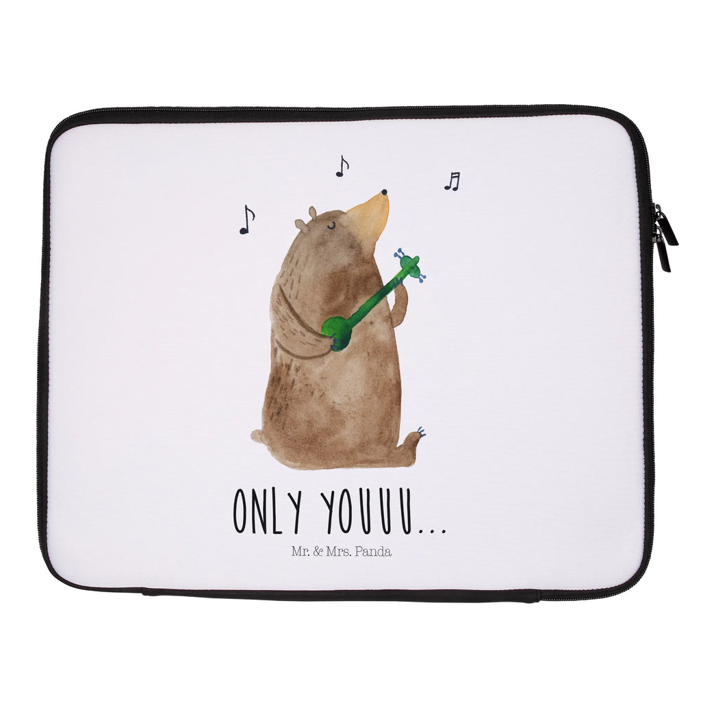 Notebook Tasche Bär Gitarre Notebook Tasche, Laptop, Computertasche, Tasche, Notebook-Tasche, Notebook-Reisehülle, Notebook Schutz, Bär, Teddy, Teddybär