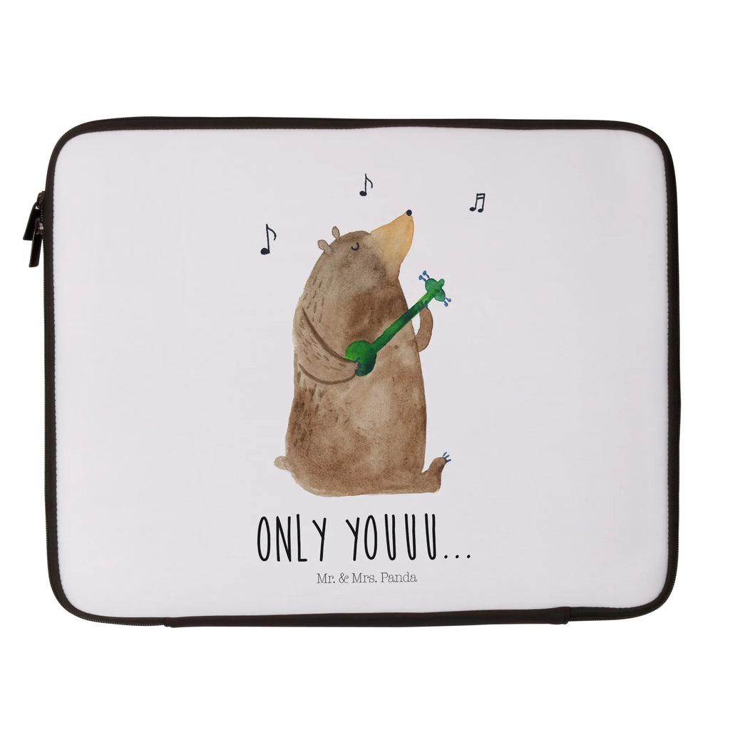 Notebook Tasche Bär Gitarre Notebook Tasche, Laptop, Computertasche, Tasche, Notebook-Tasche, Notebook-Reisehülle, Notebook Schutz, Bär, Teddy, Teddybär