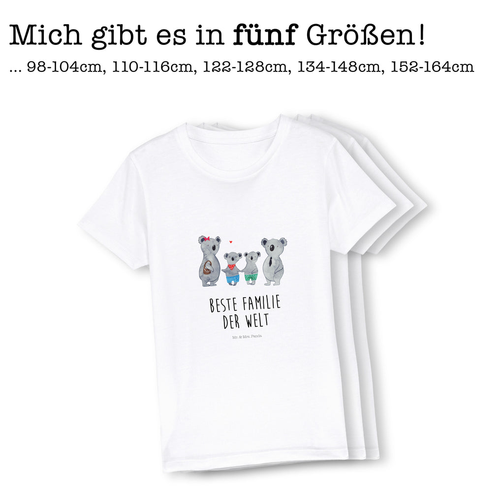 Organic Kinder T-Shirt Koala Familie zwei Kinder T-Shirt, Kinder T-Shirt Mädchen, Kinder T-Shirt Jungen, Familie, Vatertag, Muttertag, Bruder, Schwester, Mama, Papa, Oma, Opa, Koala, Koalabär, beste Familie, Familienzeit, Familienleben, Koalafamilie, Lieblingsfamilie