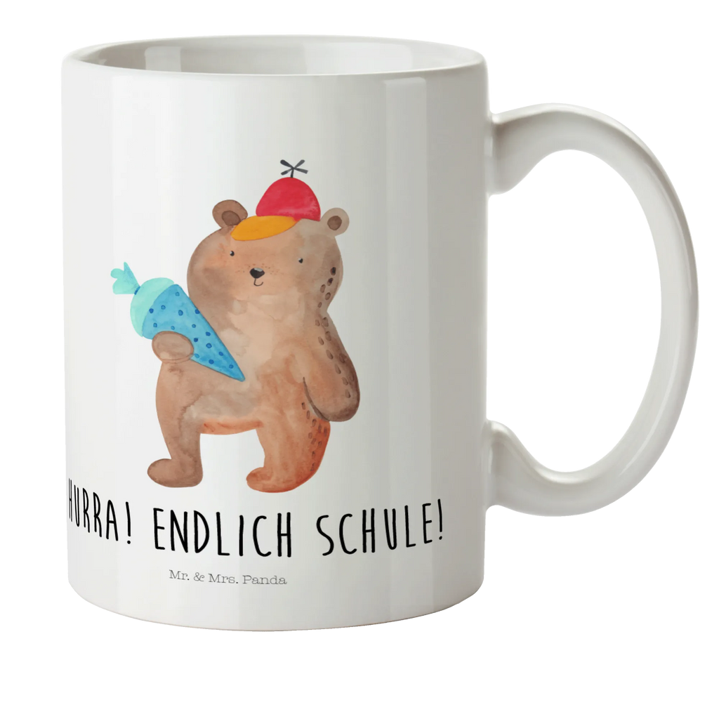 Kindertasse Bär mit Schultüte Kindertasse, Kinder Tasse, Kunststoff Tasse, Kindergarten Tasse, Trinkbecher, Camping Becher, Kaffeetasse, Kunststoffbecher, Kindergartenbecher, Outdoorgeschirr, Kunststoffgeschirr, Reisebecher, Reisetasse, Kinderbecher, Bruchfeste Tasse, Bruchsichere Tasse, Plastik Tasse, Plastiktasse, Bär, Teddy, Teddybär, Bär Motiv, Schultüte, Erster Schultag Geschenk, Einschulung Geschenk, Schule Geschenk, Grundschule, Schulanfang, Schulbeginn