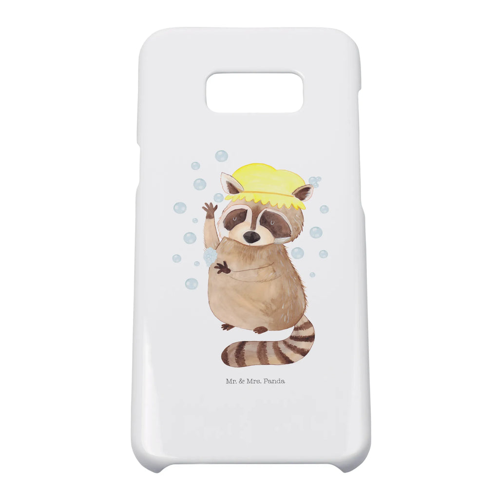 Handyhülle Waschbär Handyhülle, Handycover, Cover, Handy, Hülle, Iphone 10, Iphone X, Tiermotive, Gute Laune, lustige Sprüche, Tiere, Waschbär, Tagträumen, Plan, Fröhlich, waschen, Seifenblasen