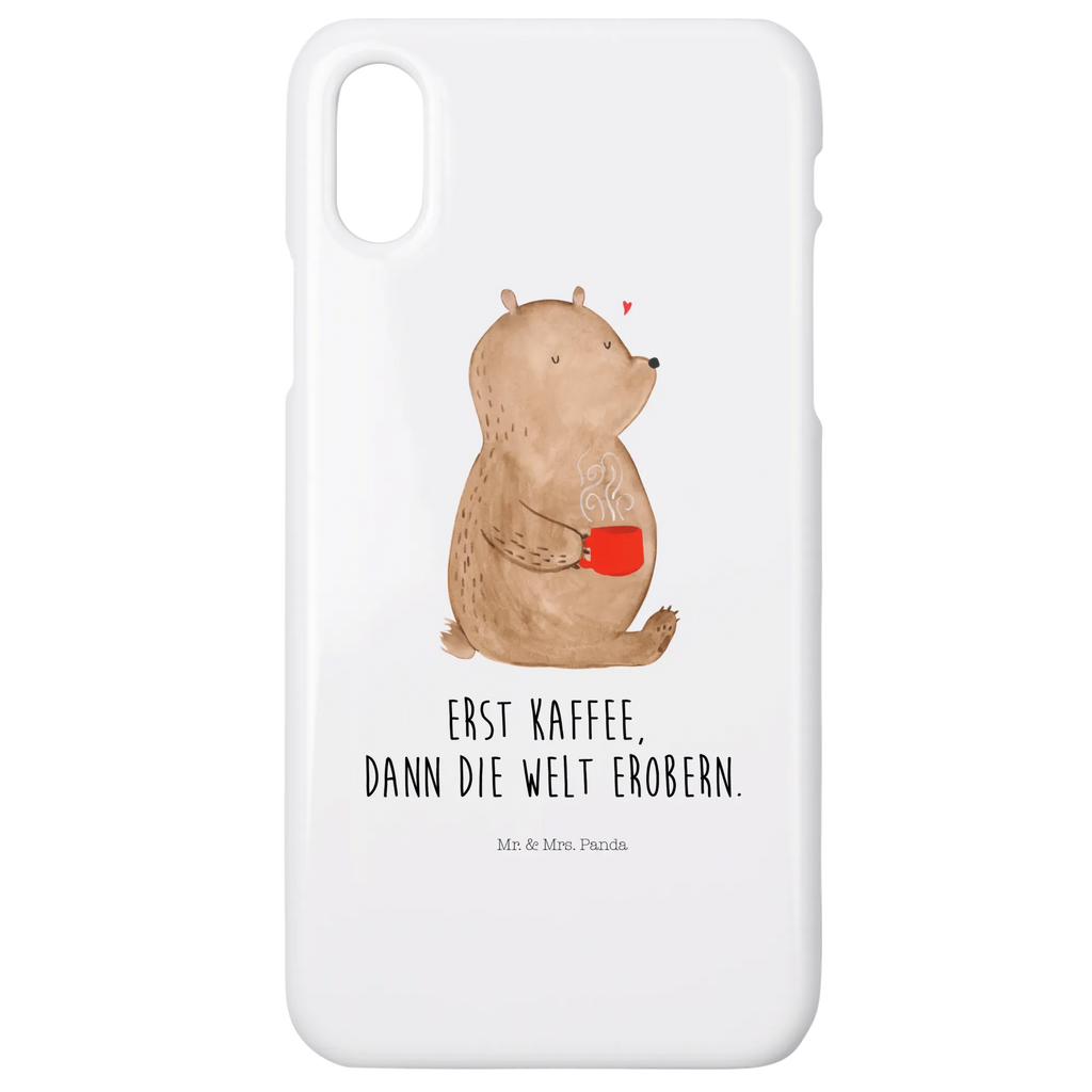 Handyhülle Bär Kaffee Handyhülle, Handycover, Cover, Handy, Hülle, Iphone 10, Iphone X, Bär, Teddy, Teddybär, Kaffee, Coffee, Bären, guten Morgen, Morgenroutine, Welt erobern, Welt retten, Motivation