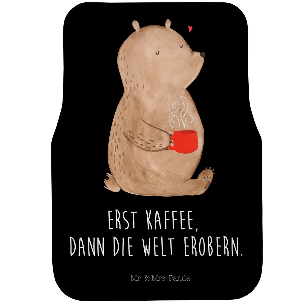 Fahrer Autofußmatte Bär Kaffee Autofußmatten, Fußmatte Auto, Fahrer, Schmutzmatte Auto, Bär, Teddy, Teddybär, Kaffee, Coffee, Bären, guten Morgen, Morgenroutine, Welt erobern, Welt retten, Motivation