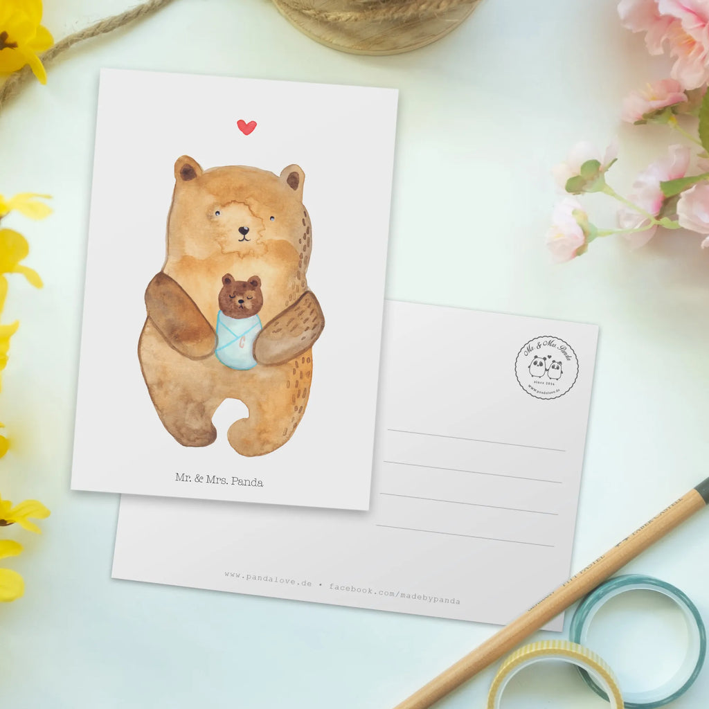 Postkarte Bär Baby Postkarte, Karte, Geschenkkarte, Grußkarte, Einladung, Ansichtskarte, Geburtstagskarte, Einladungskarte, Dankeskarte, Ansichtskarten, Einladung Geburtstag, Einladungskarten Geburtstag, Bär, Teddy, Teddybär, Eltern, Mutter, Baby, Taufe, Geburt, Nichte, Neffe, Enkel, Enkelin, Täufling, Geburtstag, Glückwunsch