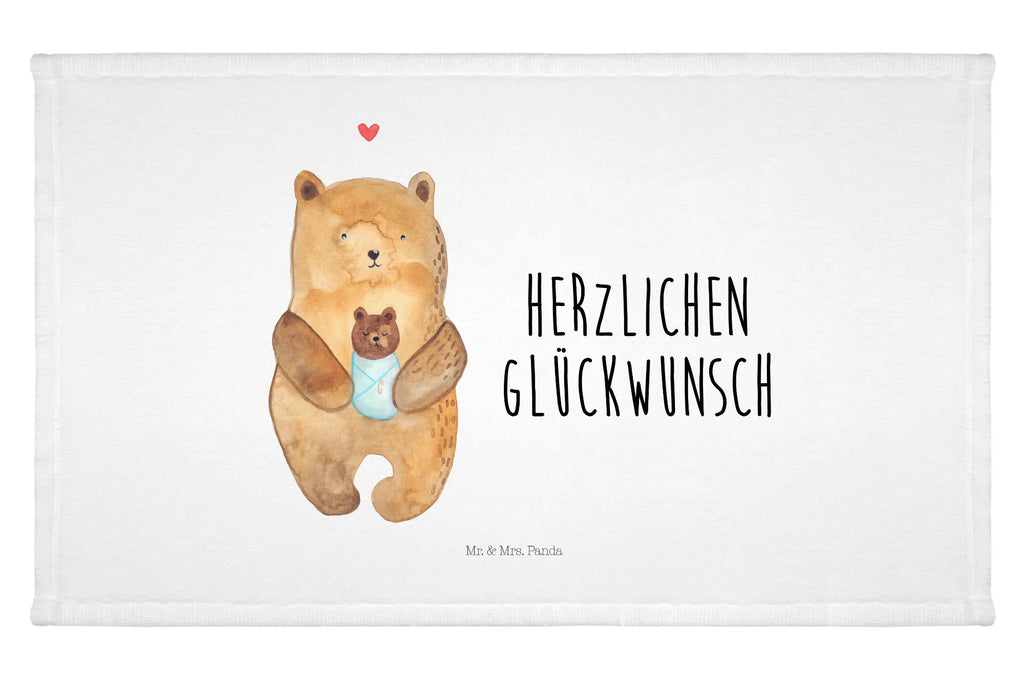 Handtuch Bär Baby Handtuch, Badehandtuch, Badezimmer, Handtücher, groß, Kinder, Baby, Bär, Teddy, Teddybär, Eltern, Mutter, Taufe, Geburt, Nichte, Neffe, Enkel, Enkelin, Täufling, Geburtstag, Glückwunsch