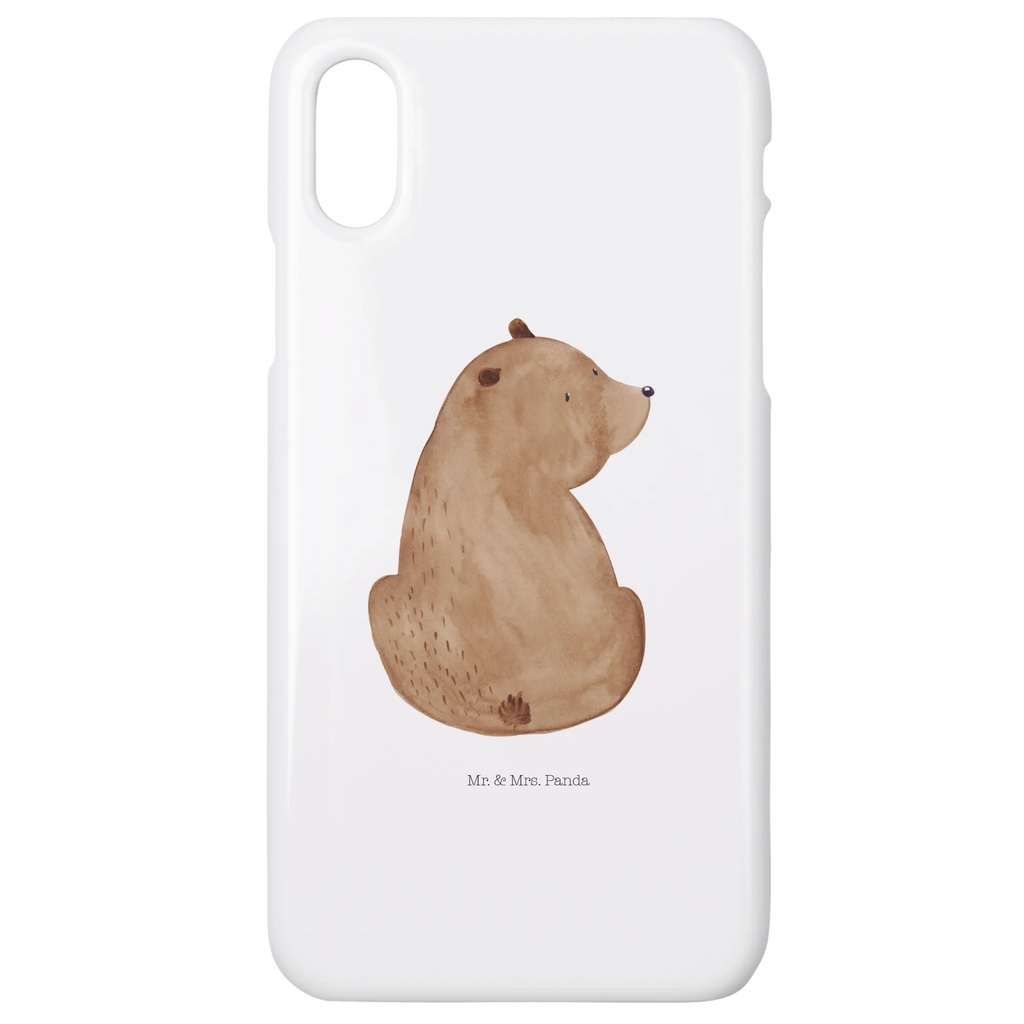 Handyhülle Bär Schulterblick Handyhülle, Handycover, Cover, Handy, Hülle, Iphone 10, Iphone X, Bär, Teddy, Teddybär, Selbstachtung, Weltansicht, Motivation, Bären, Bärenliebe, Weisheit