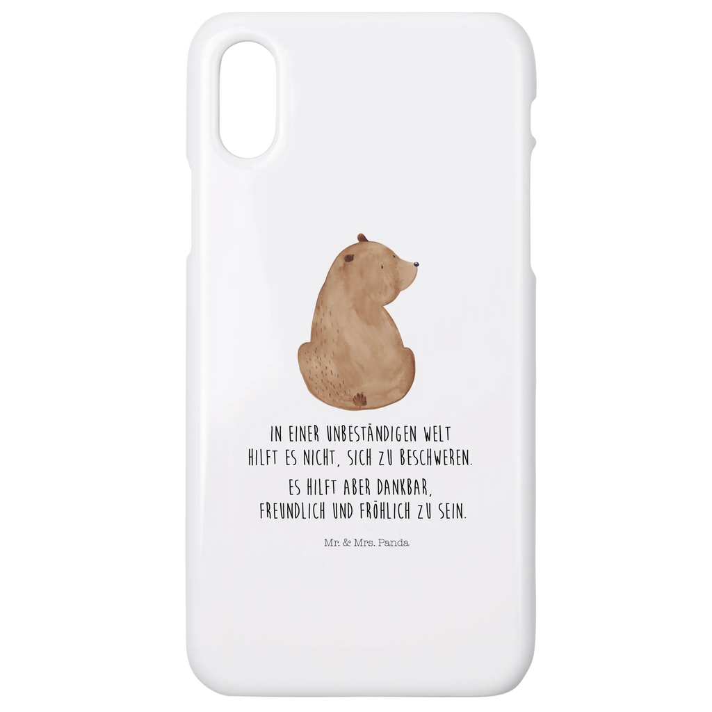 Handyhülle Bär Schulterblick Handyhülle, Handycover, Cover, Handy, Hülle, Iphone 10, Iphone X, Bär, Teddy, Teddybär, Selbstachtung, Weltansicht, Motivation, Bären, Bärenliebe, Weisheit