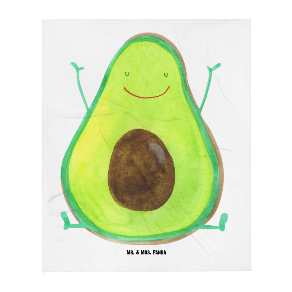 Babydecke Avocado Glücklich Babydecke, Babygeschenk, Geschenk Geburt, Babyecke Kuscheldecke, Krabbeldecke, Avocado, Veggie, Vegan, Gesund, Chaos