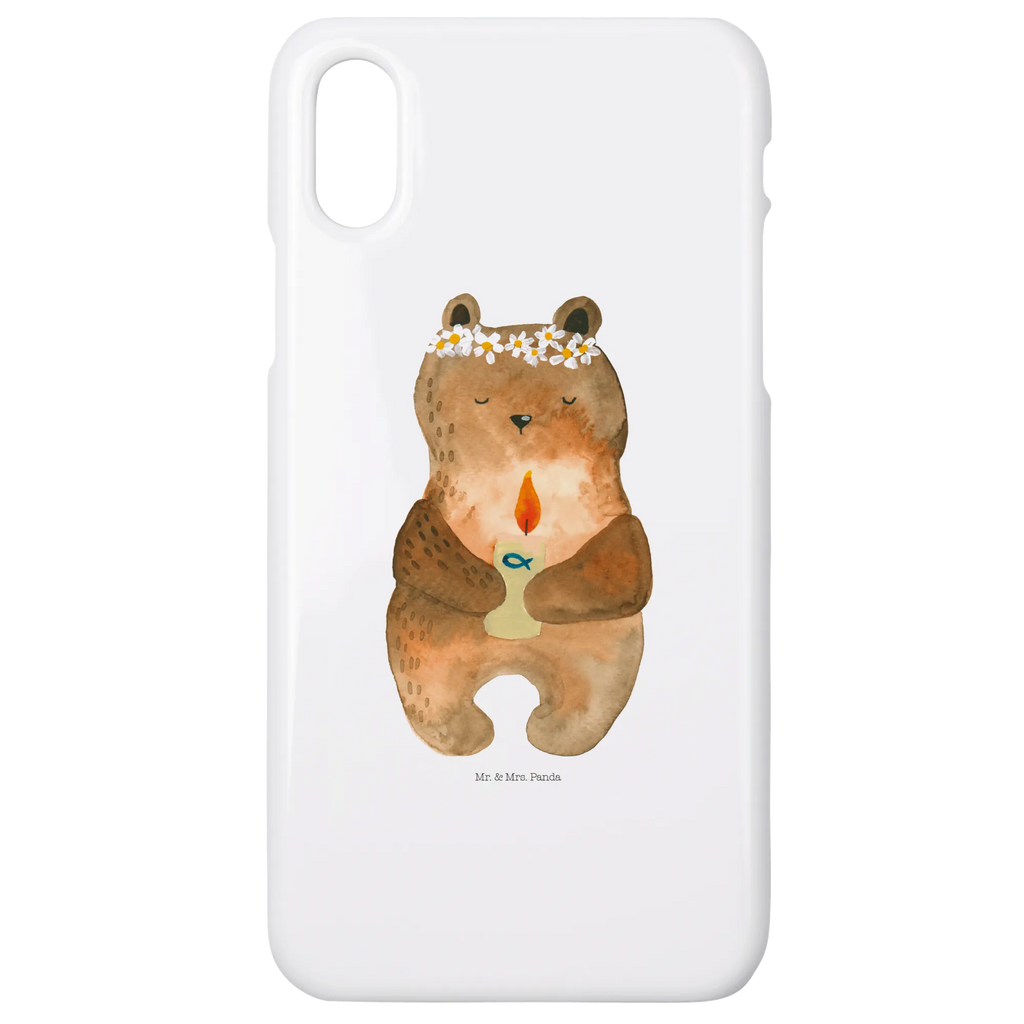 Handyhülle Bär Kommunion Handyhülle, Handycover, Cover, Handy, Hülle, Iphone 10, Iphone X, Bär, Teddy, Teddybär, Kommunion, Gottes Segen, Taufkerze, katholisch