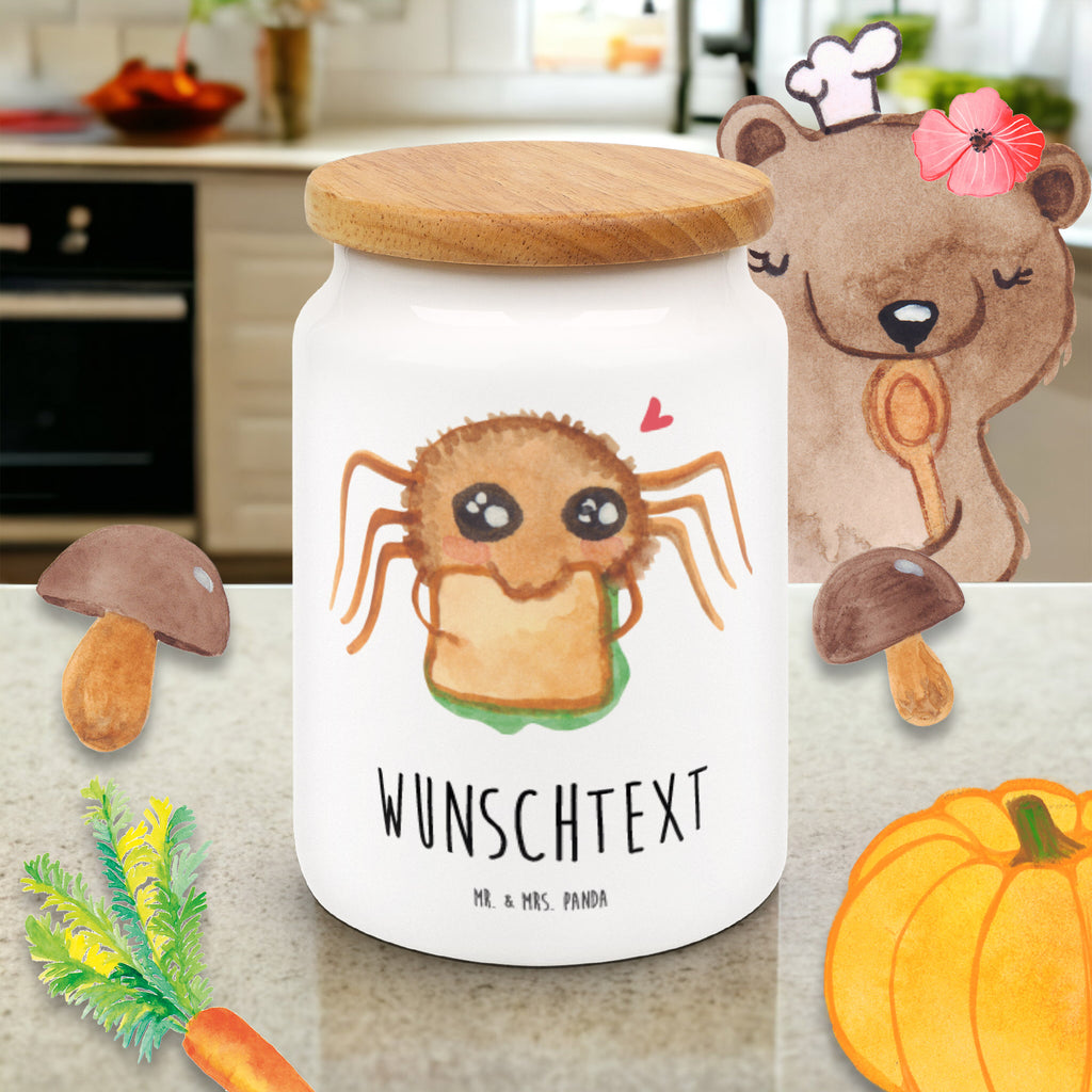 Personalisierte Vorratsdose Spinne Agathe Sandwich Personalisierte Vorratsdose, Personalisierte Keksdose, Personalisierte Keramikdose, Personalisierte Leckerlidose, Personalisierte Dose, Personalisierter Vorratsbehälter, Personalisierte Aufbewahrungsdose, Spinne Agathe, Spinne, Agathe, Videos, Merchandise, Glück, Mut, Hungrig, Verfressen, Lebensfreude, Alles wird gut, Hunger